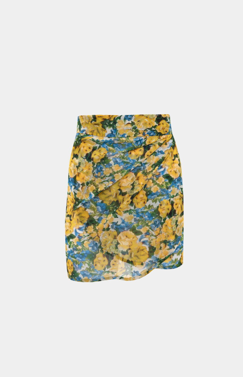 Mini Skirt Wrap Yellow Flowers – True Grace Design