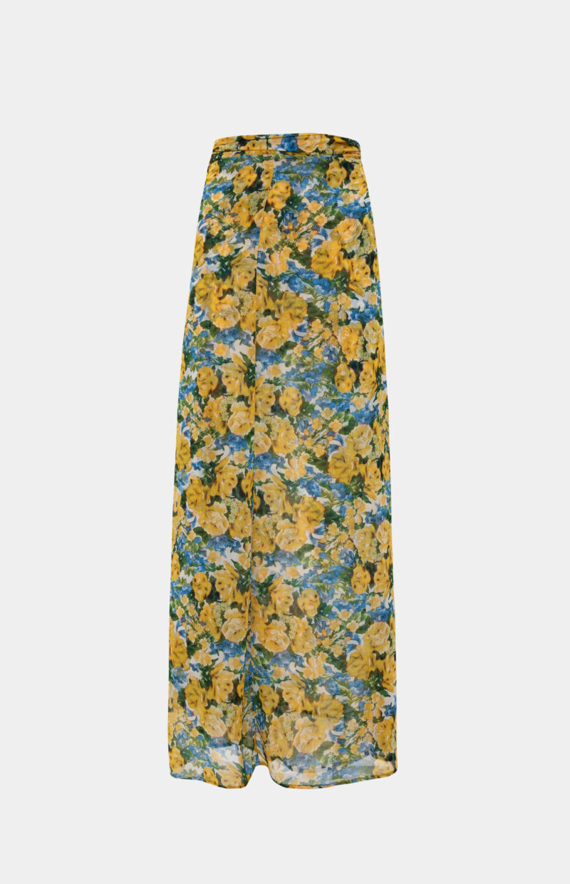 Maxi Skirt Wrap Yellow Flowers – True Grace Design