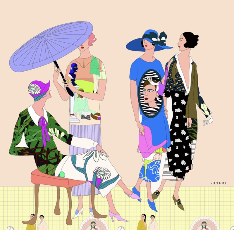 Market Silk Scarf Nude