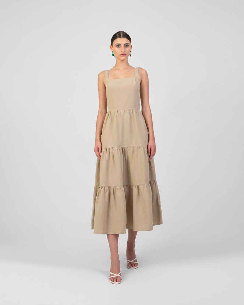 Penelope Dress Beige
