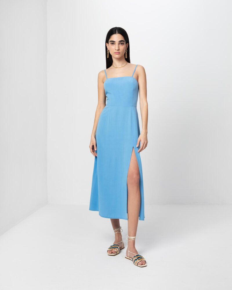 Athenais Dress Blue