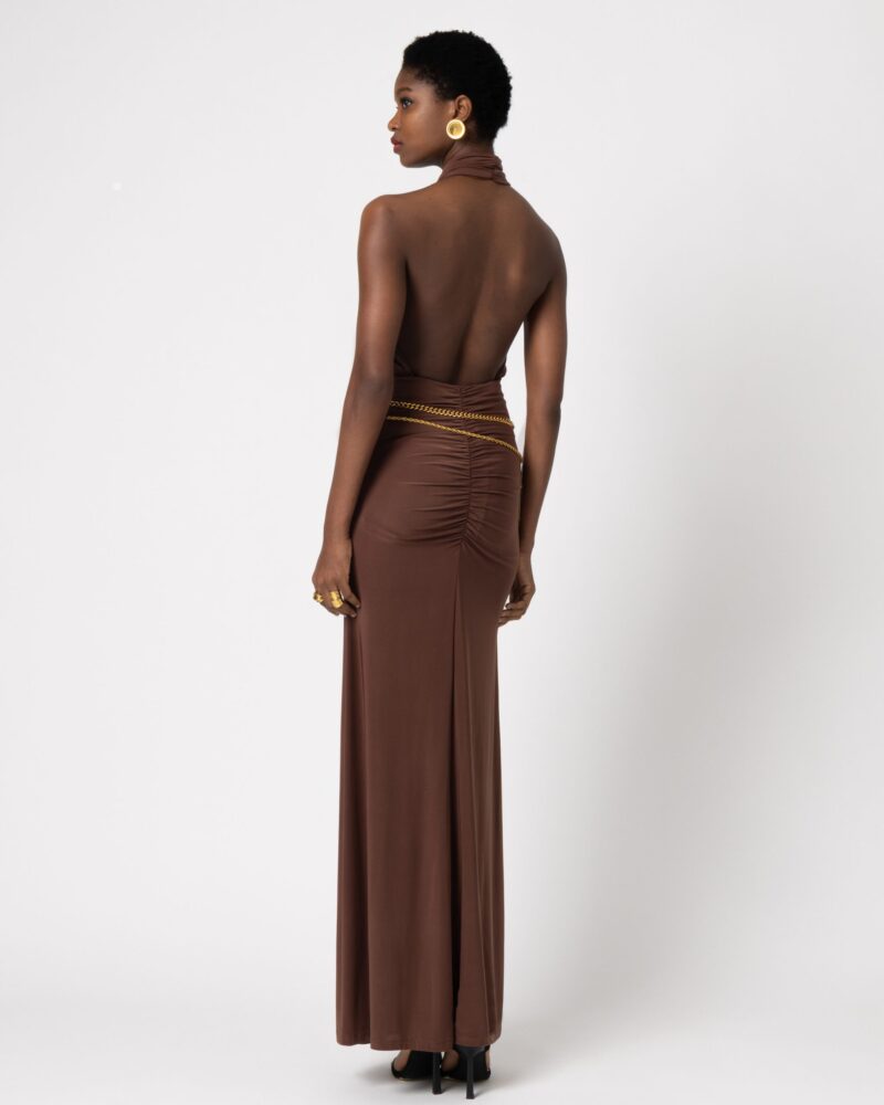 Persephone Dress Brown