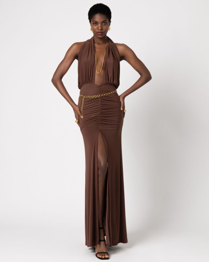 Persephone Dress Brown