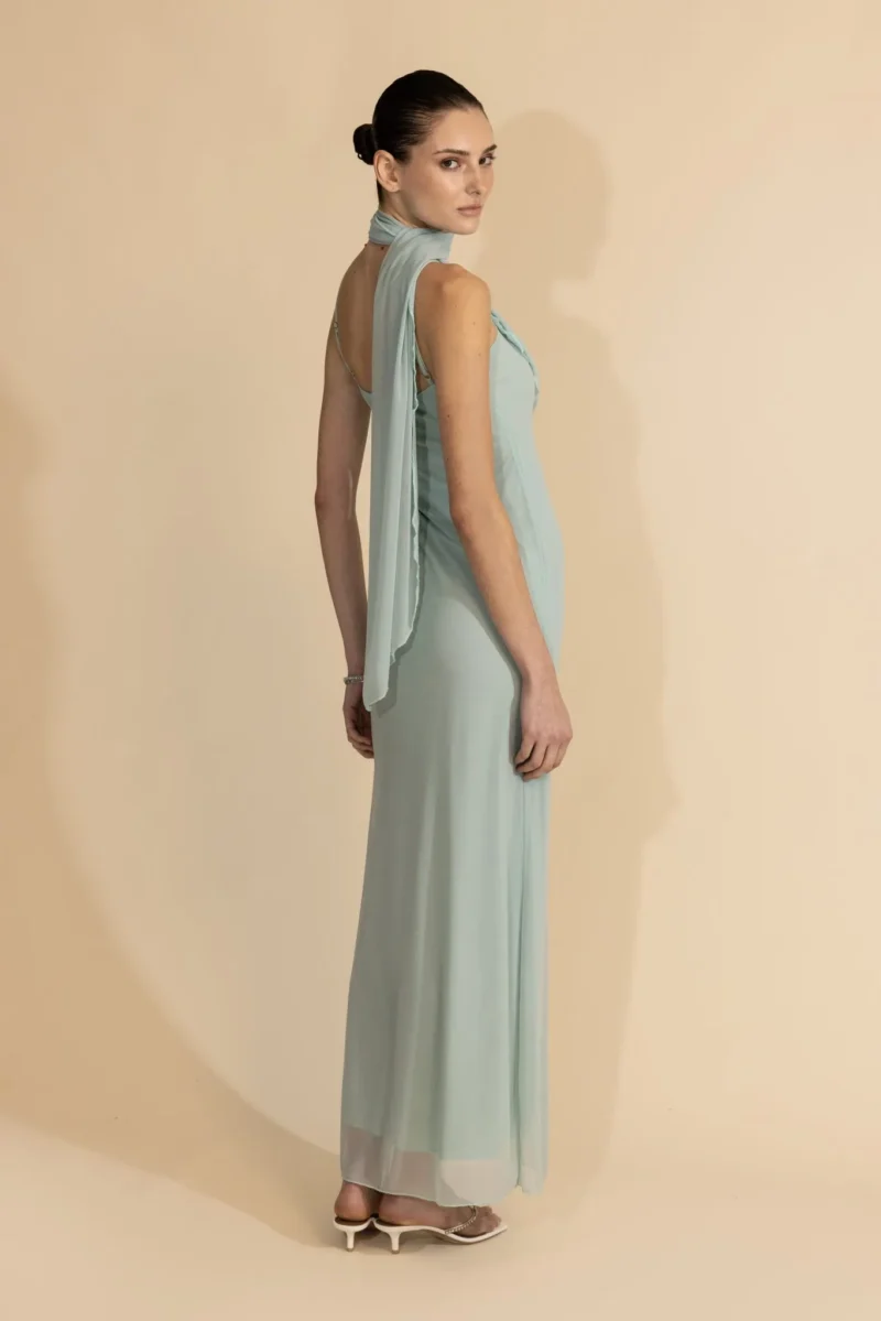 Calista Maxi Dress Burnt Ciel