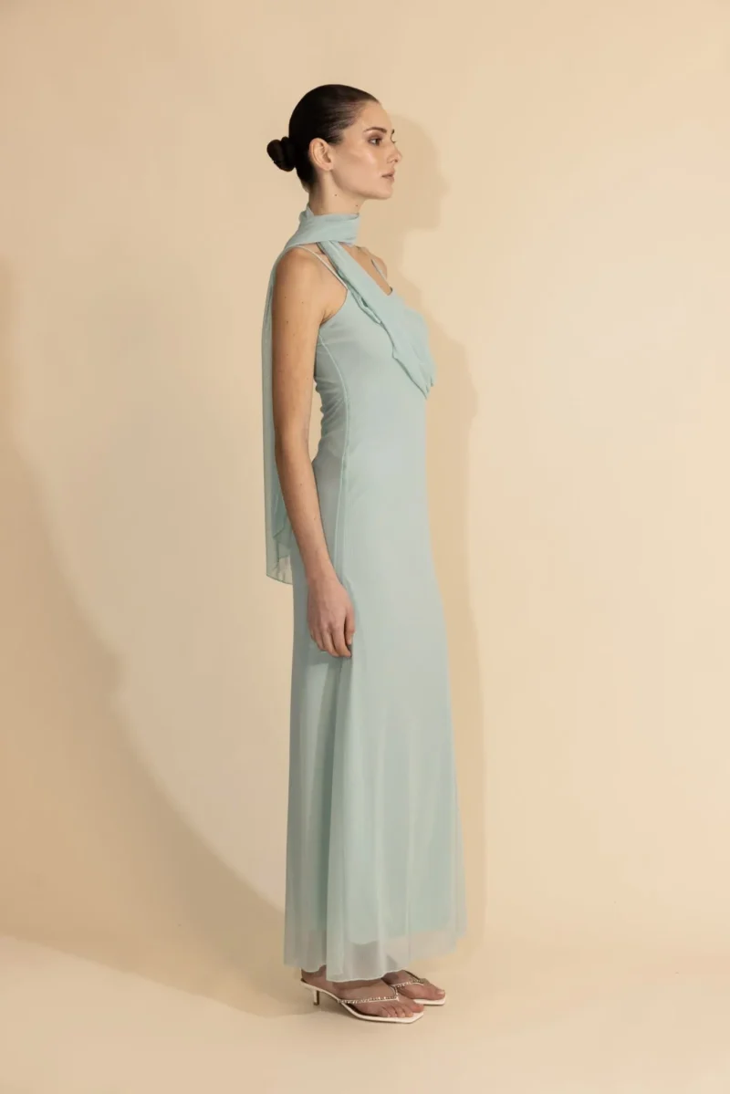 Calista Maxi Dress Burnt Ciel