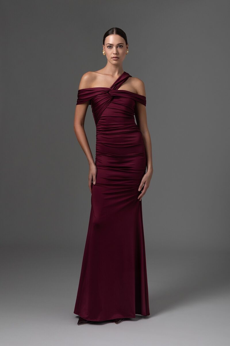 Amina Multiway Dress Bordeaux