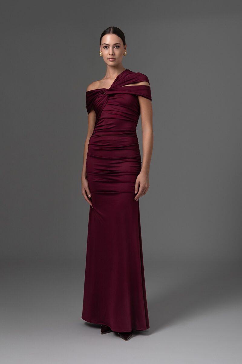 Amina Multiway Dress Bordeaux