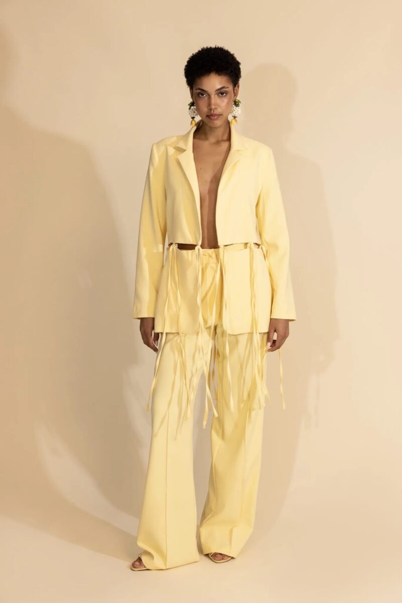 Sunray Butter Yellow Blazer
