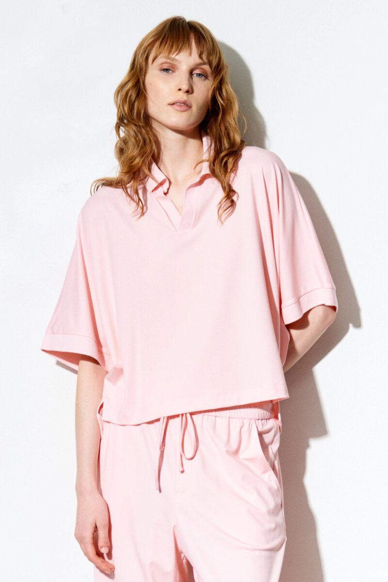 Amelie Polo T-Shirt Baby Pink