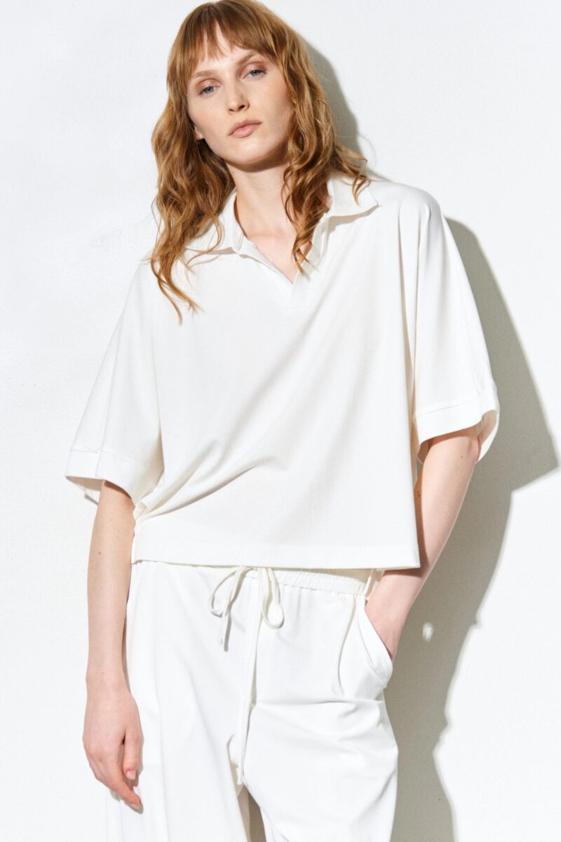 Amelie Polo T-Shirt White