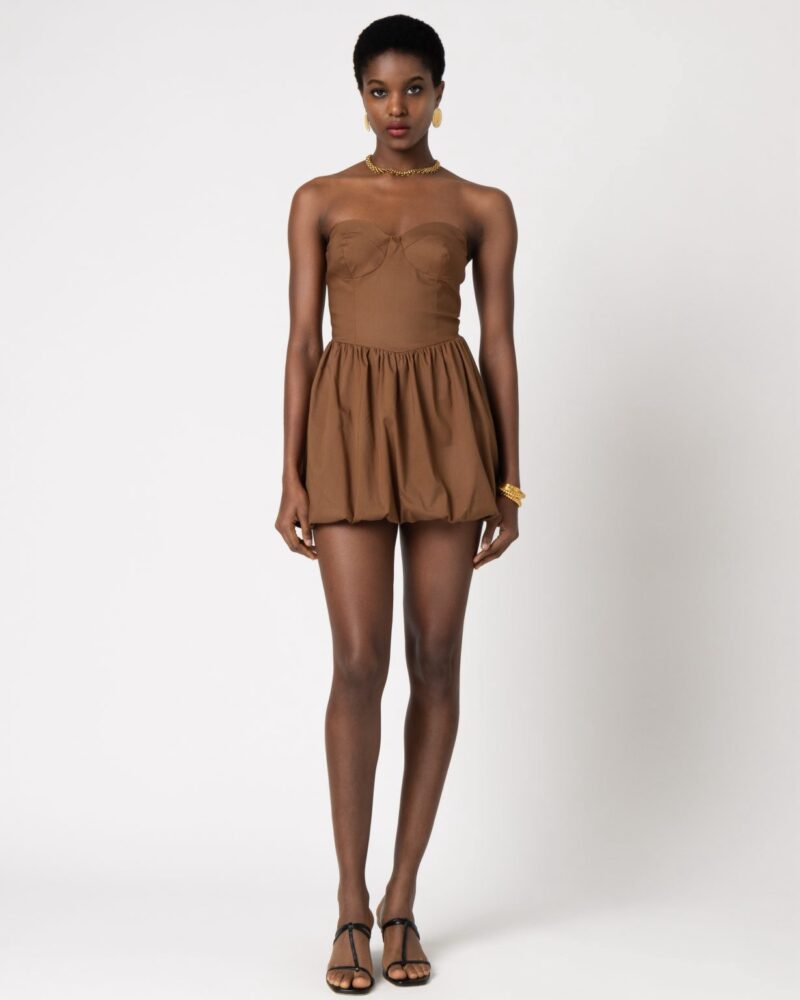 Alexandra Dress Brown