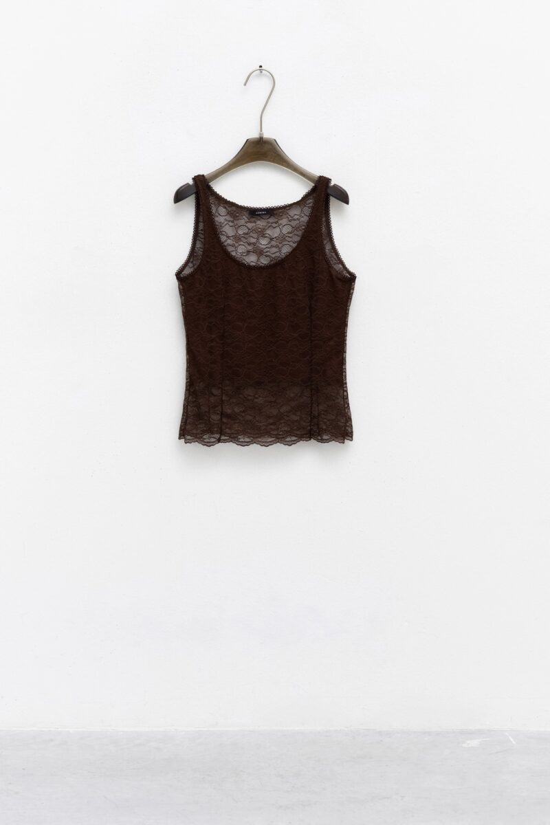 Laya Brown Lace Top