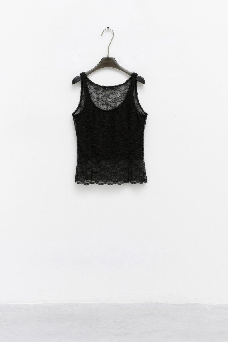 Laya Black Lace Top