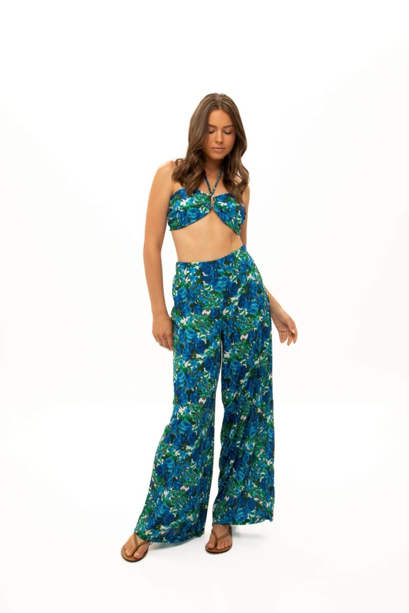 Pants Blue Floral – True Grace Design