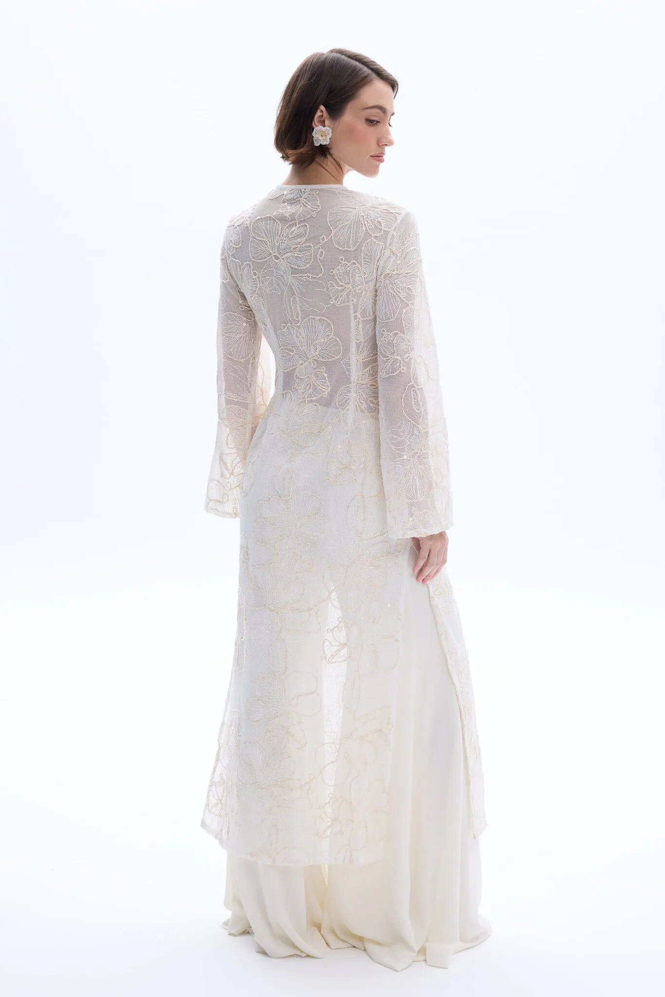 Maggie Kimono Top Ivory