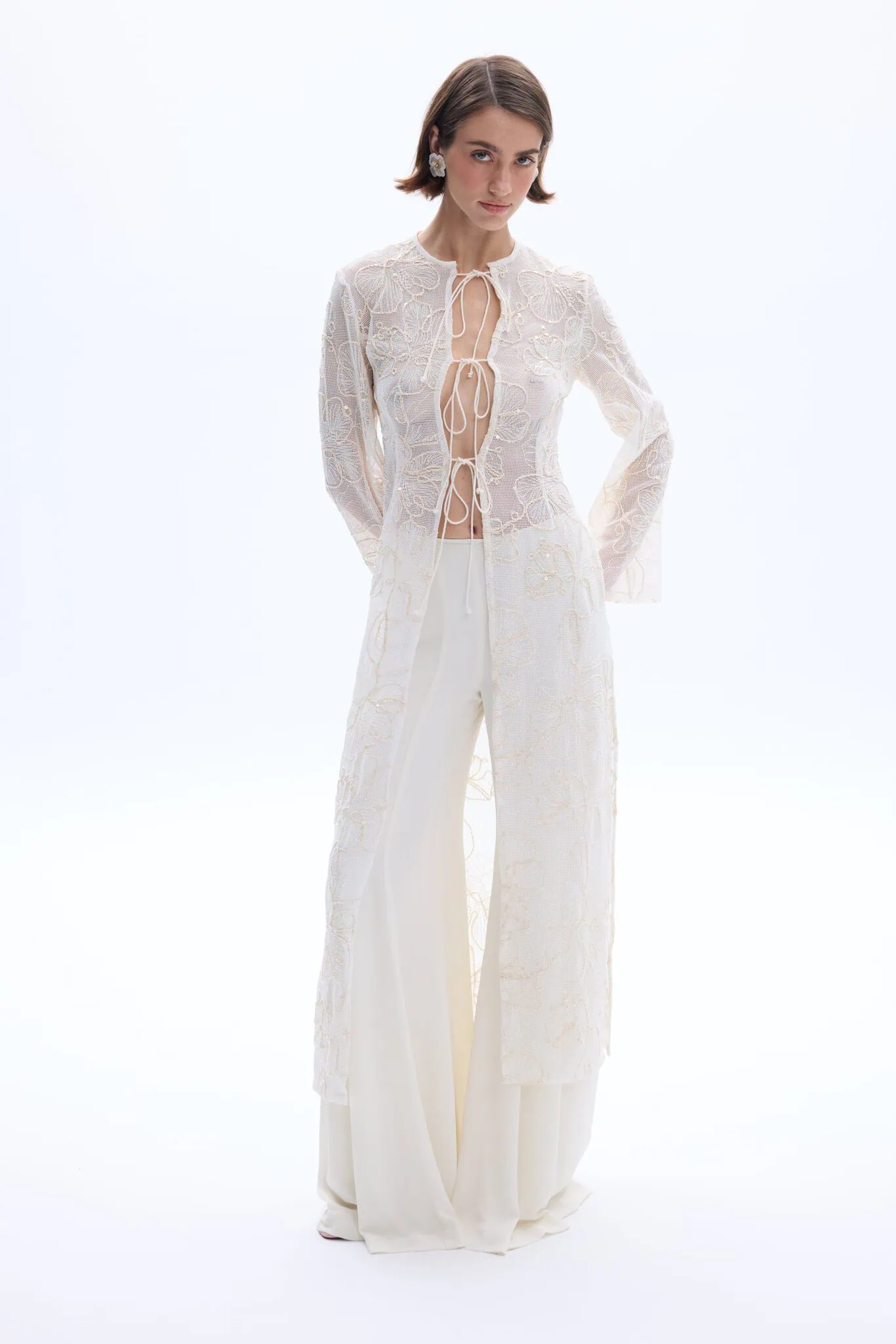 Maggie Kimono Top Ivory